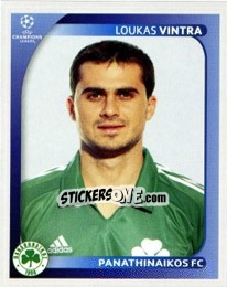 Sticker Loukas Vyntra - UEFA Champions League 2008-2009 - Panini
