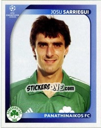 Sticker Josu Sarriegui - UEFA Champions League 2008-2009 n. 387 - Panini