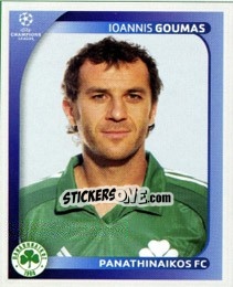 Sticker Ioannis Goumas - UEFA Champions League 2008-2009 - Panini