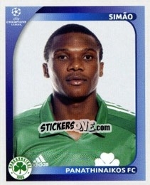 Sticker Simão - UEFA Champions League 2008-2009 n. 389 - Panini