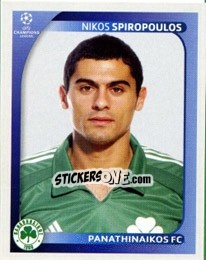 Figurina Nikos Spyropoulos - UEFA Champions League 2008-2009 - Panini