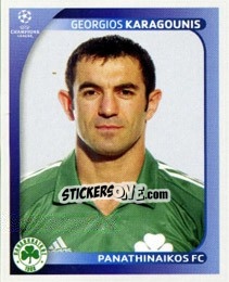 Sticker Giorgos Karagounis - UEFA Champions League 2008-2009 n. 394 - Panini