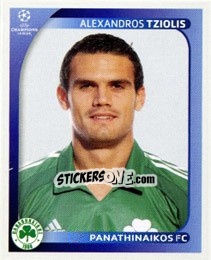 Figurina Alexandros Tziolis - UEFA Champions League 2008-2009 - Panini