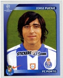 Sticker Jorge Fucile - UEFA Champions League 2008-2009 n. 404 - Panini