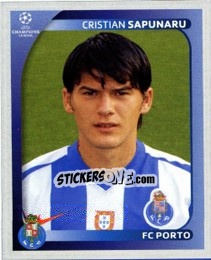 Figurina Cristian Sapunaru - UEFA Champions League 2008-2009 - Panini