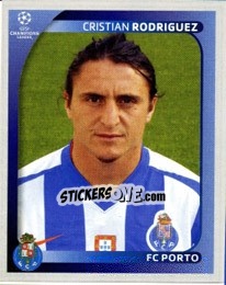 Sticker Cristian Rodriguez - UEFA Champions League 2008-2009 - Panini