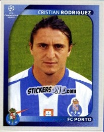 Sticker Cristian Rodriguez - UEFA Champions League 2008-2009 n. 408 - Panini