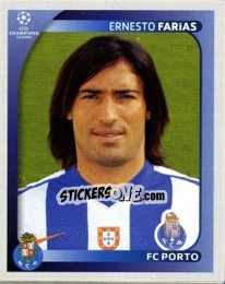 Sticker Ernesto Farias - UEFA Champions League 2008-2009 - Panini