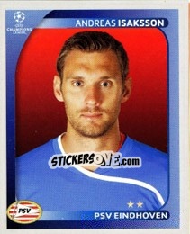 Sticker Andreas Isaksson - UEFA Champions League 2008-2009 n. 418 - Panini