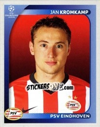 Figurina Jan Kromkamp - UEFA Champions League 2008-2009 - Panini