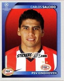 Sticker Carlos Salcido - UEFA Champions League 2008-2009 n. 420 - Panini
