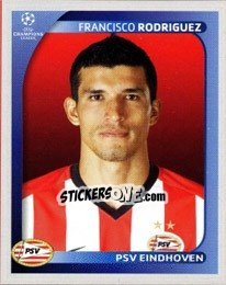 Sticker Francisco Rodriguez - UEFA Champions League 2008-2009 - Panini