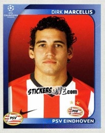 Sticker Dirk Marcellis - UEFA Champions League 2008-2009 n. 422 - Panini