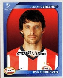 Sticker Jeremie Brechet - UEFA Champions League 2008-2009 - Panini