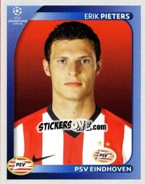 Sticker Erik Pieters - UEFA Champions League 2008-2009 n. 424 - Panini