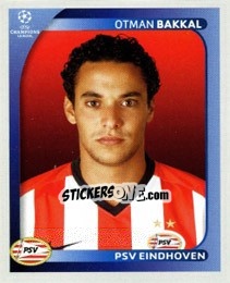 Sticker Otman Bakkal - UEFA Champions League 2008-2009 n. 428 - Panini