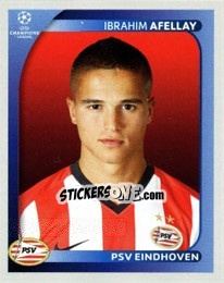 Sticker Ibrahim Afellay - UEFA Champions League 2008-2009 n. 429 - Panini