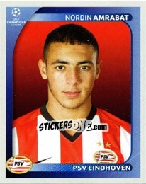 Sticker Nordin Amrabat - UEFA Champions League 2008-2009 n. 431 - Panini