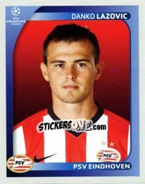 Sticker Danko Lazovic - UEFA Champions League 2008-2009 - Panini