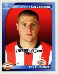 Sticker Danny Koevermans - UEFA Champions League 2008-2009 - Panini