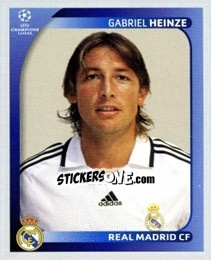 Sticker Gabriel Heinze - UEFA Champions League 2008-2009 n. 438 - Panini