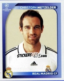 Sticker Christoph Metzelder - UEFA Champions League 2008-2009 - Panini