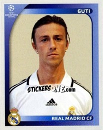 Figurina Guti - UEFA Champions League 2008-2009 - Panini