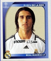 Sticker Ruben De La Red - UEFA Champions League 2008-2009 n. 446 - Panini
