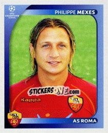 Sticker Philippe Mexes - UEFA Champions League 2008-2009 - Panini