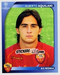 Figurina Alberto Aquilani - UEFA Champions League 2008-2009 - Panini