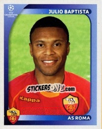Sticker Julio Baptista - UEFA Champions League 2008-2009 n. 465 - Panini