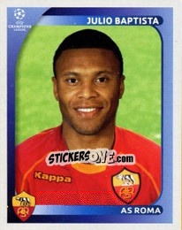 Sticker Julio Baptista - UEFA Champions League 2008-2009 - Panini