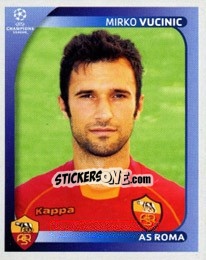 Sticker Mirko Vucinic - UEFA Champions League 2008-2009 n. 467 - Panini