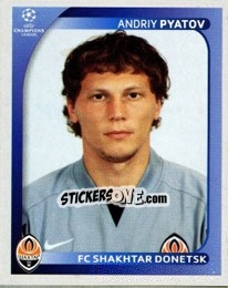 Sticker Andriy Pyatov - UEFA Champions League 2008-2009 n. 469 - Panini
