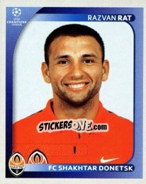 Sticker Razvan Rat - UEFA Champions League 2008-2009 - Panini