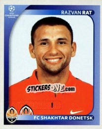 Sticker Razvan Rat - UEFA Champions League 2008-2009 n. 473 - Panini