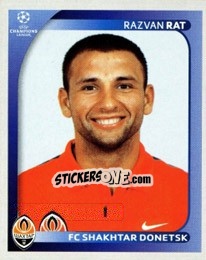 Cromo Razvan Rat - UEFA Champions League 2008-2009 - Panini