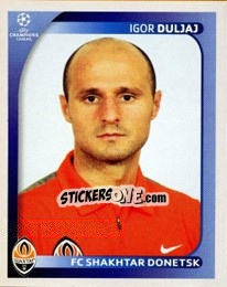 Cromo Igor Duljaj - UEFA Champions League 2008-2009 - Panini