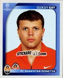 Figurina Oleksiy Gay - UEFA Champions League 2008-2009 - Panini