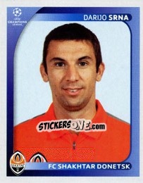 Sticker Darijo Srna - UEFA Champions League 2008-2009 n. 480 - Panini