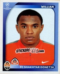 Sticker Willian - UEFA Champions League 2008-2009 n. 481 - Panini