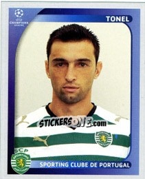 Sticker Tonel - UEFA Champions League 2008-2009 - Panini