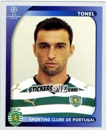 Sticker Tonel - UEFA Champions League 2008-2009 n. 488 - Panini