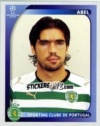 Sticker Abel - UEFA Champions League 2008-2009 n. 489 - Panini