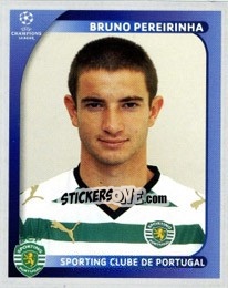 Sticker Bruno Pereirinha - UEFA Champions League 2008-2009 n. 491 - Panini