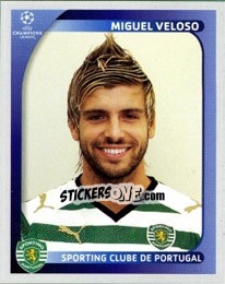 Figurina Miguel Veloso - UEFA Champions League 2008-2009 - Panini