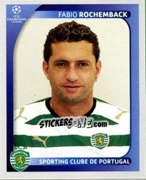 Sticker Fabio Rochemback - UEFA Champions League 2008-2009 n. 494 - Panini