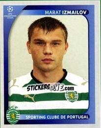 Sticker Marat Izmailov - UEFA Champions League 2008-2009 n. 496 - Panini