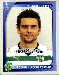 Cromo Helder Postiga - UEFA Champions League 2008-2009 - Panini