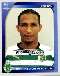 Sticker Liedson - UEFA Champions League 2008-2009 n. 500 - Panini